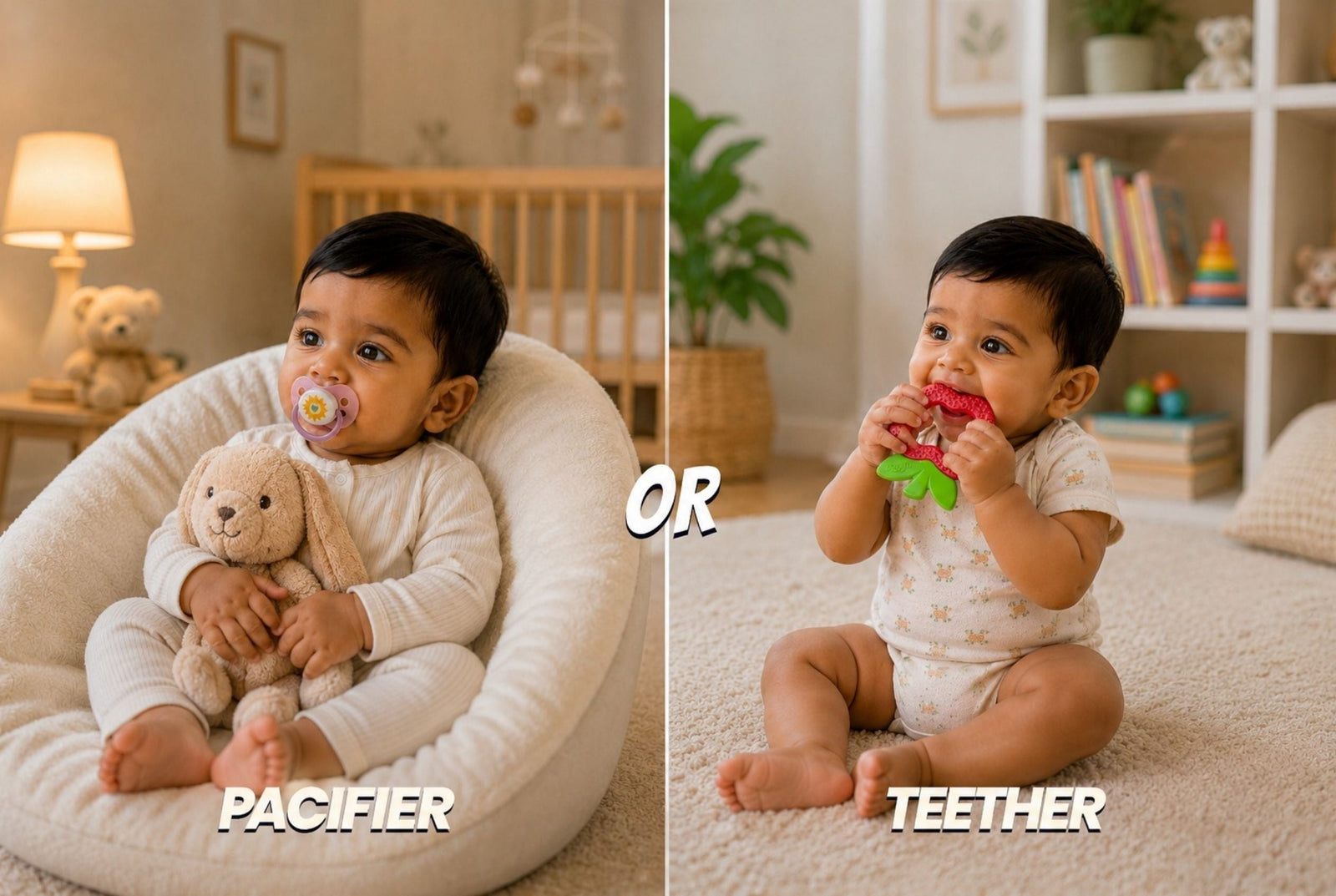 Pacifier or Teether? Knowing What Your Baby Actually Needs
