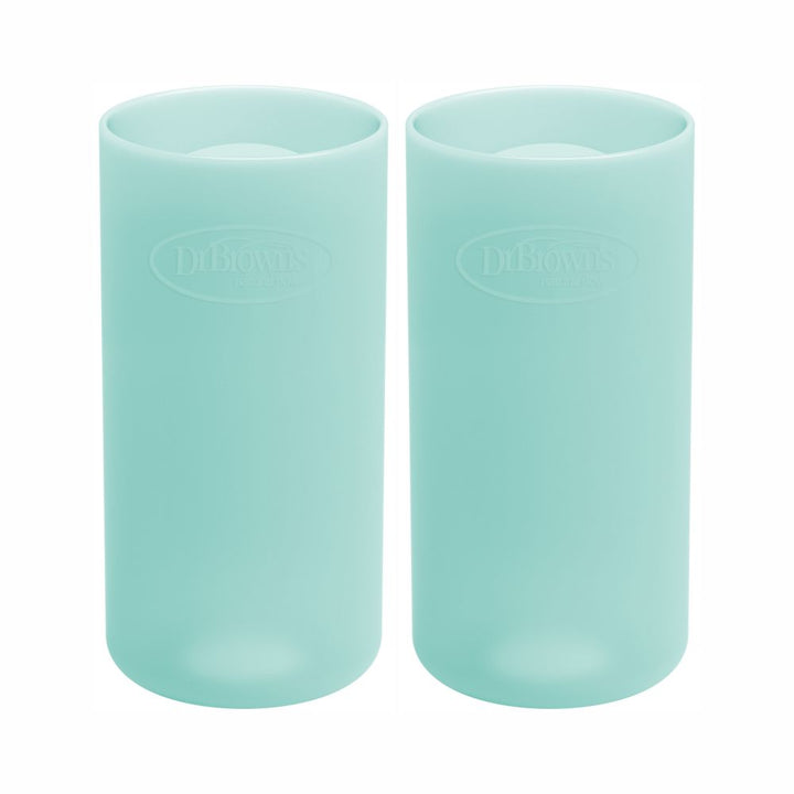 Dr. Brown's® Options+™ Narrow Glass Bottle Sleeve, 8 oz, Mint, 2-Pack