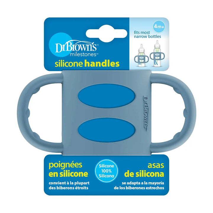 Dr. Brown’s® Milestones™ Narrow Silicone Handles - Blue