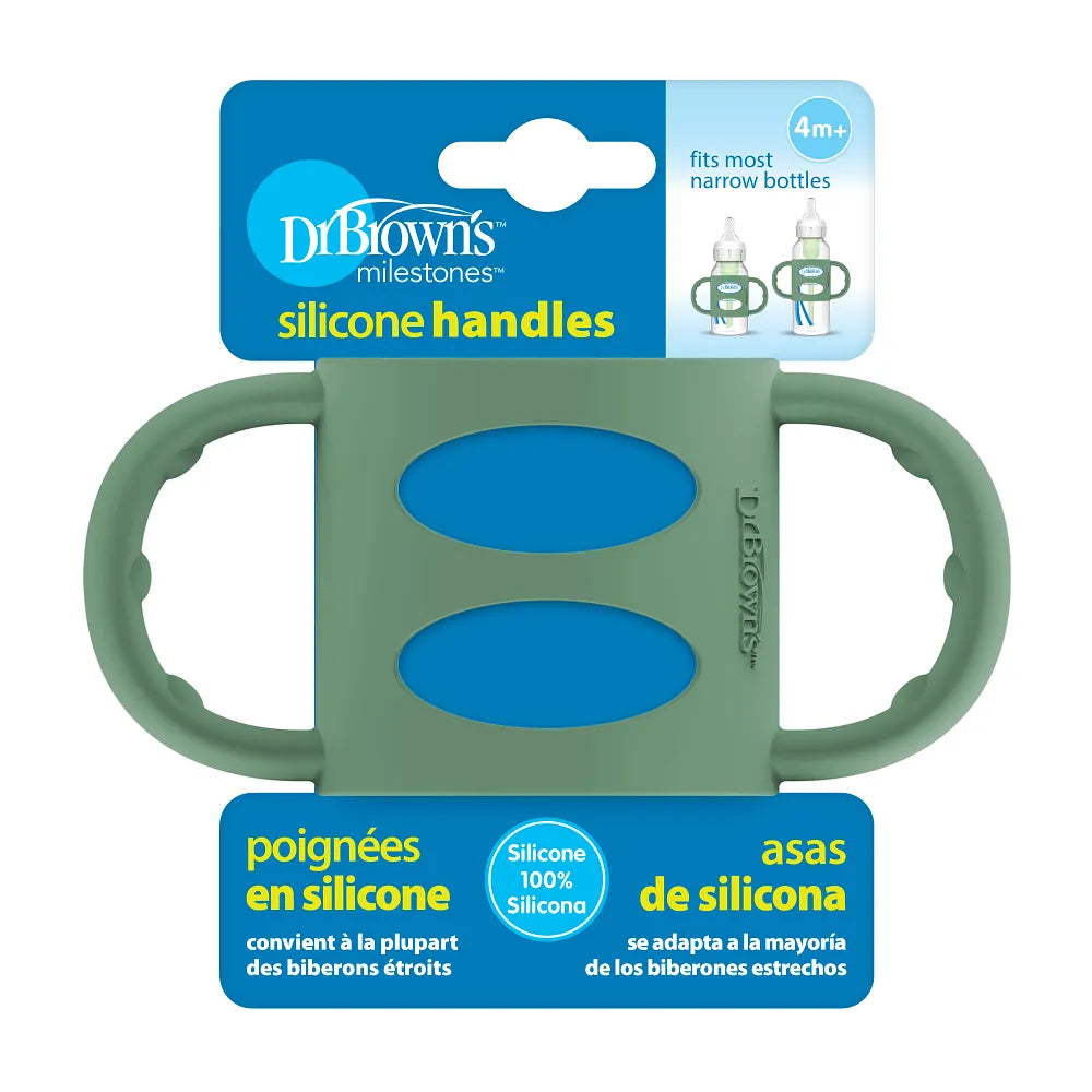 Dr. Brown’s® Milestones™ Narrow Silicone Handles - Green