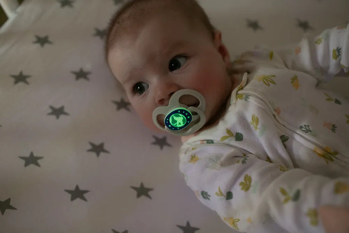 Dr. Brown’s™ Advantage™ Pacifiers, Glow in the Dark, Purple Nature, 2 Pack