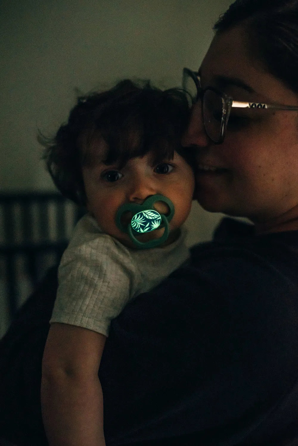 Dr. Brown’s™ Advantage™ Pacifiers, Glow in the Dark, Blue Nature, 2 Pack