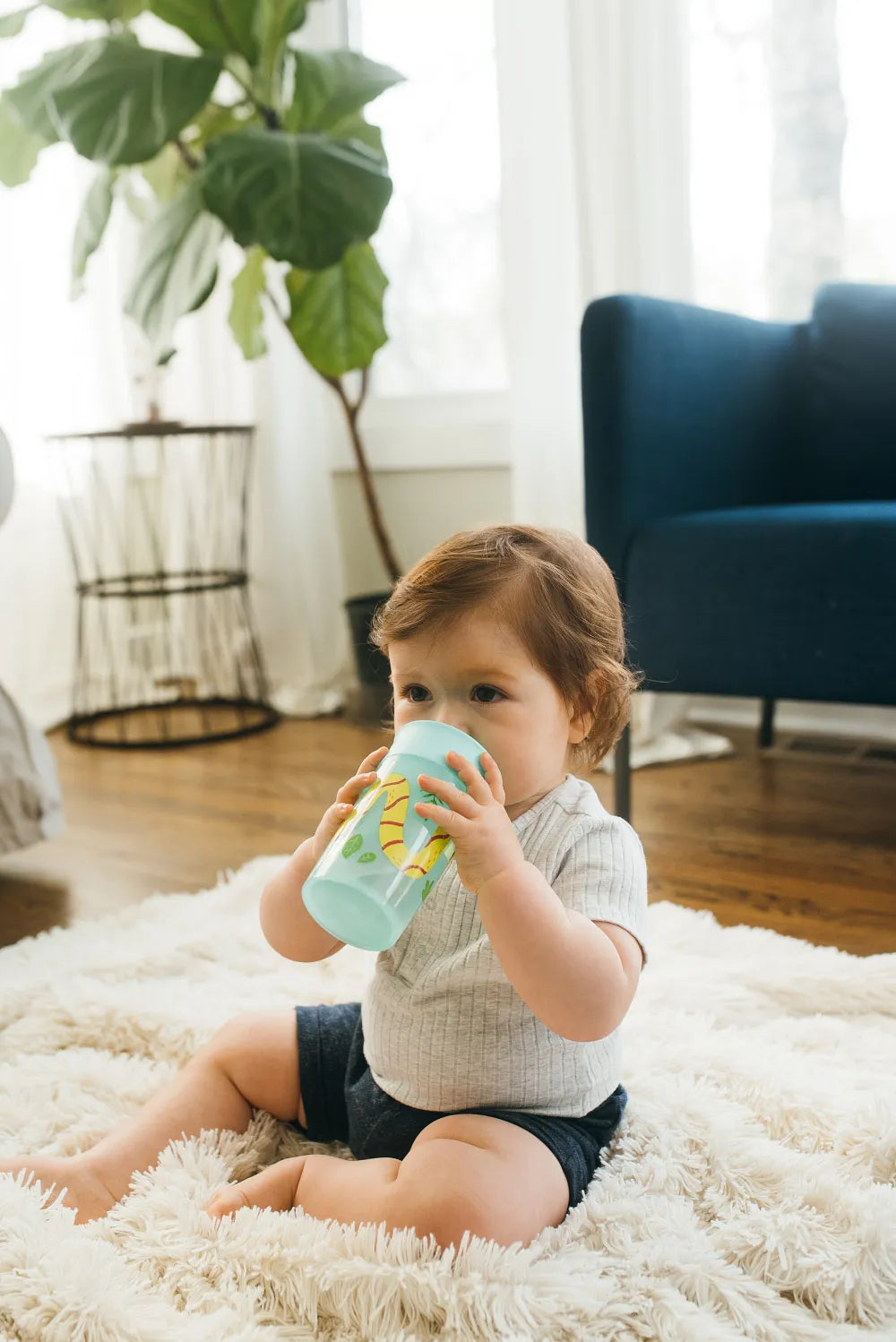 Dr. Brown’s® Milestones™ Cheers360™ Cup with Handles, 10 oz/300 mL - Green