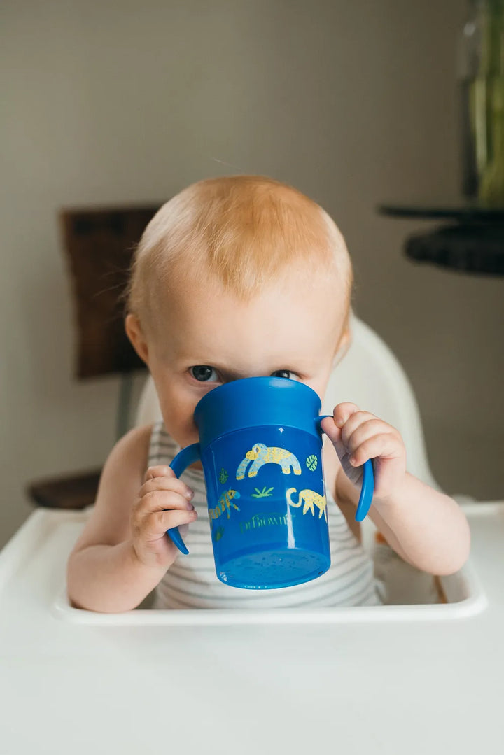 Dr. Brown’s® Milestones™ Cheers360™ Cup with Handles, 7 oz/200 mL - Blue