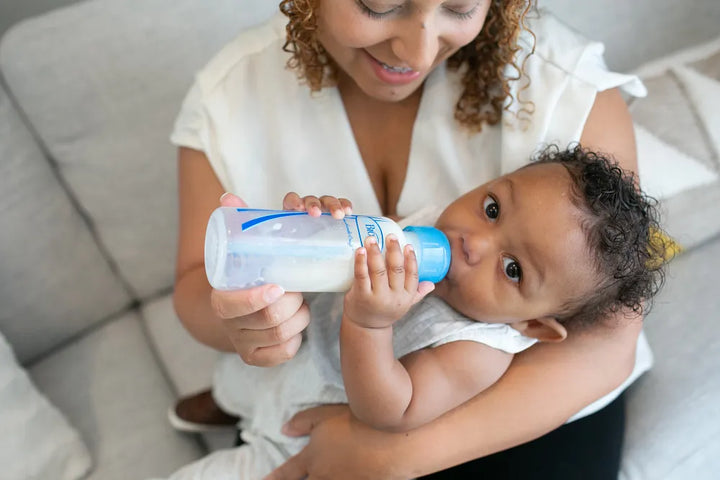 Dr. Brown's Natural Flow Anti-Colic Options+ Narrow Baby Bottle, 8 oz/250 ml, Blue, 1-Pack
