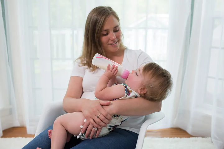 Dr. Brown's Natural Flow Anti-Colic Options+ Narrow Baby Bottle, 8 oz/250 ml, Pink, 1-Pack