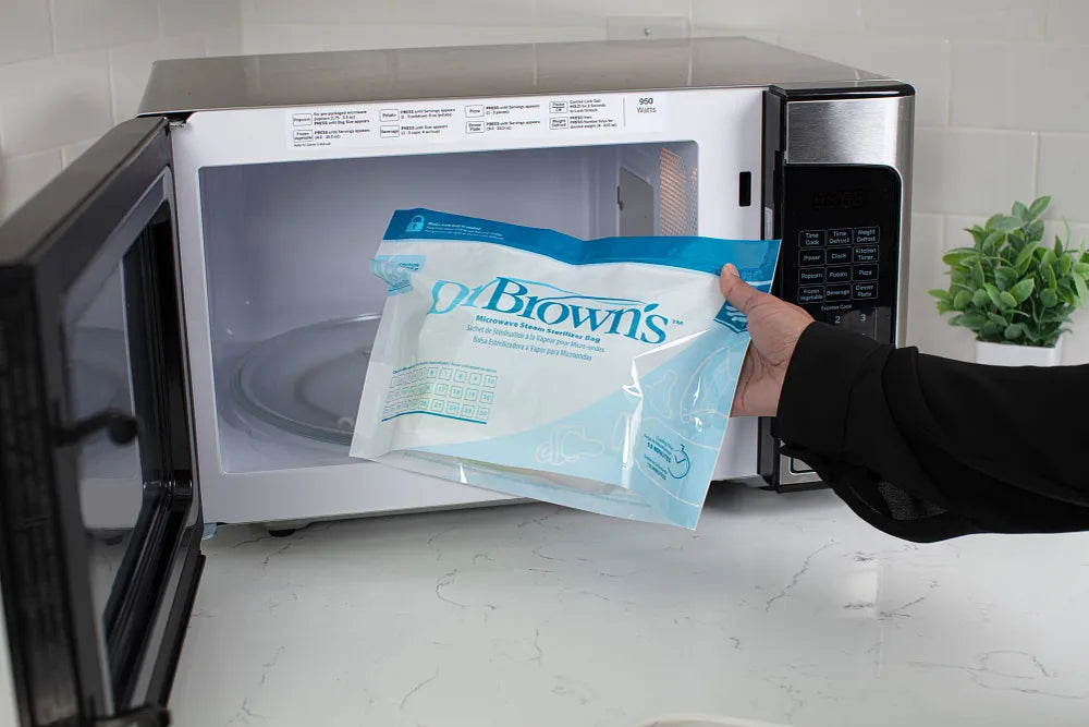 Dr. Brown's Microwave Steam Sterilizer Bags, 5-Pack