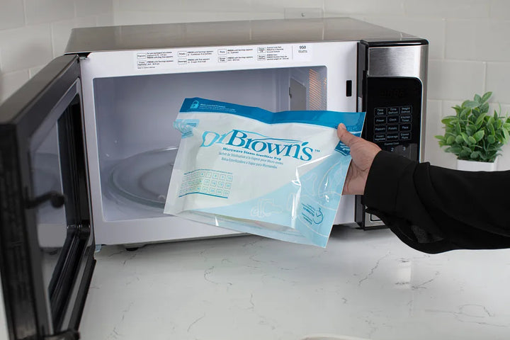 Dr. Brown's Microwave Steam Sterilizer Bags, 5-Pack