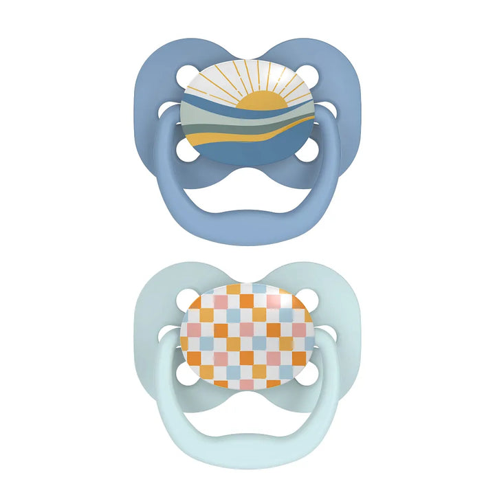 Dr. Brown’s™ Advantage™ Pacifiers, Blue Sunrise, 2 Pack