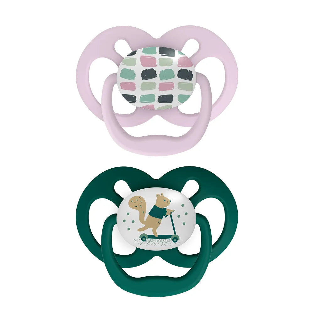 Dr. Brown’s™ Advantage™ Pacifiers, Scooter Squirrel, 2 Pack