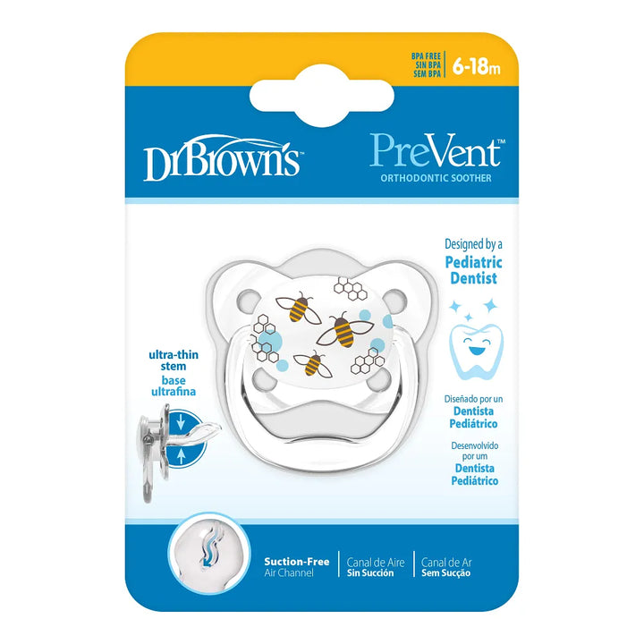 PreVent™ Pacifiers BUTTERFLY SHIELD Soother, Stage 1