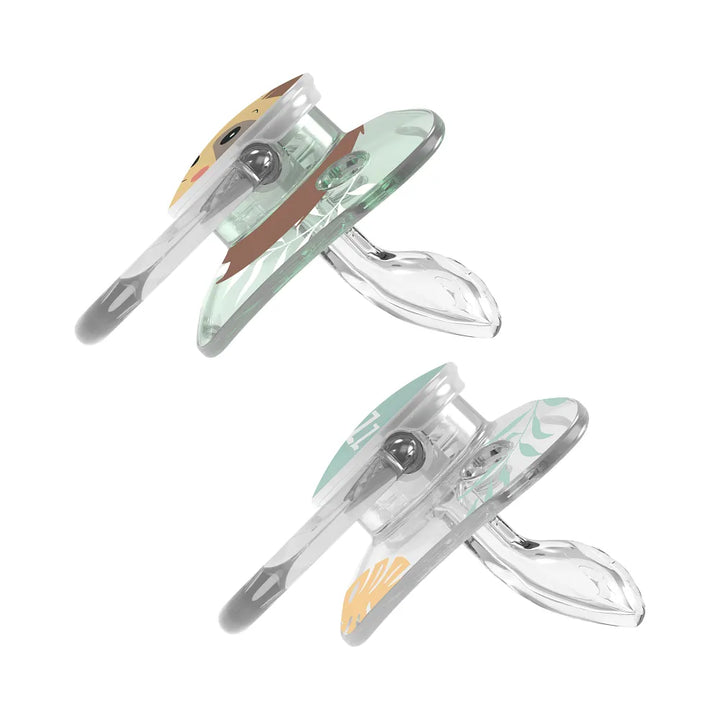 PreVent™ Pacifiers PRINTED SHIELD Soother, Stage 2, 2-Pack- Green