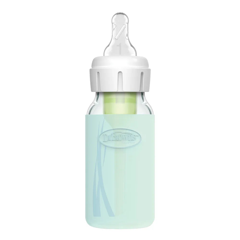 Dr. Brown's® Options+™ Narrow Glass Bottle Sleeve, 4 oz, Mint, 2-Pack