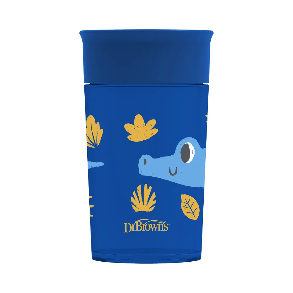 Dr. Brown’s® Milestones™ Cheers360™ Cup with Handles, 10 oz/300 mL - Blue