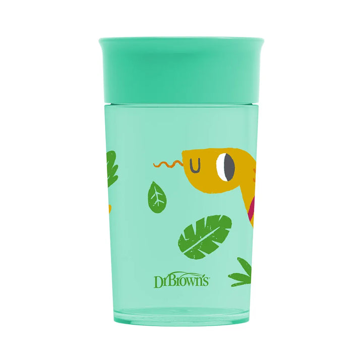 Dr. Brown’s® Milestones™ Cheers360™ Cup with Handles, 10 oz/300 mL - Green