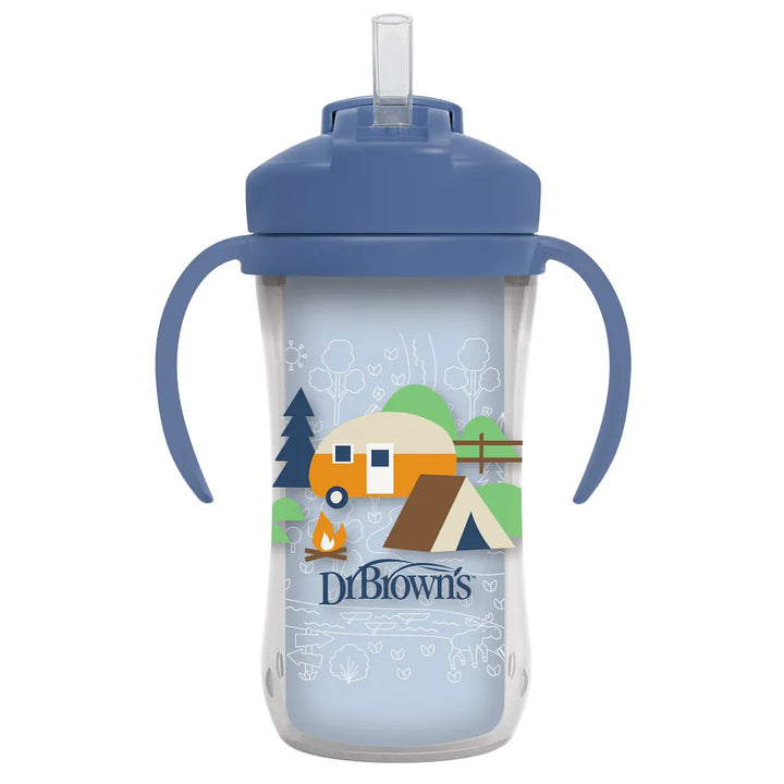 Dr. Brown’s® Milestones™ Insulated Straw Cup, 1-Pack - Blue