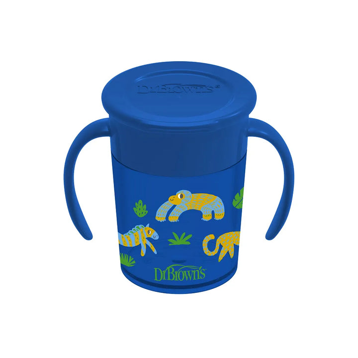 Dr. Brown’s® Milestones™ Cheers360™ Cup with Handles, 7 oz/200 mL - Blue