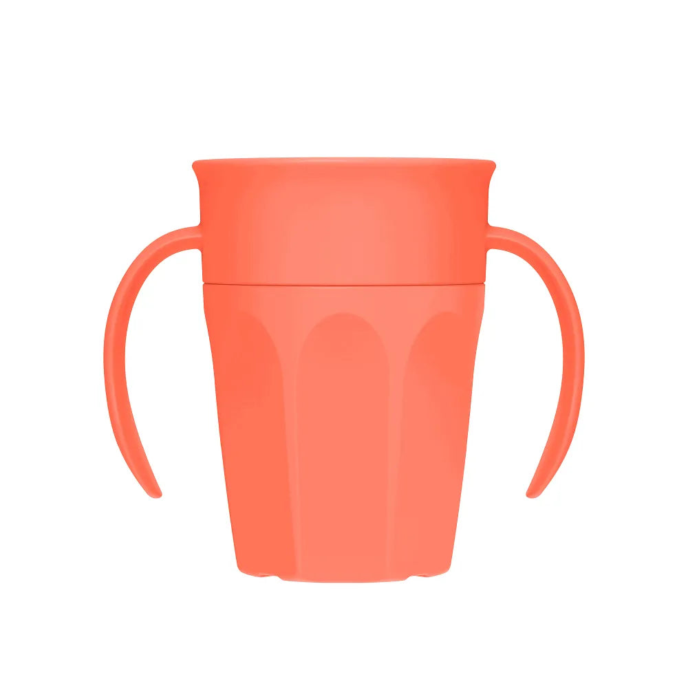 Dr. Brown’s® Milestones™ Cheers360™ Cup with Handles, 7 oz/200 mL - Coral
