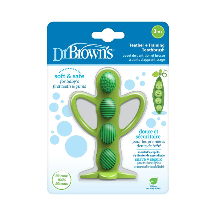 Dr. Brown’s® Peapod Teether + Training Toothbrush
