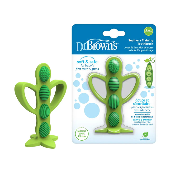 Dr. Brown’s® Peapod Teether + Training Toothbrush