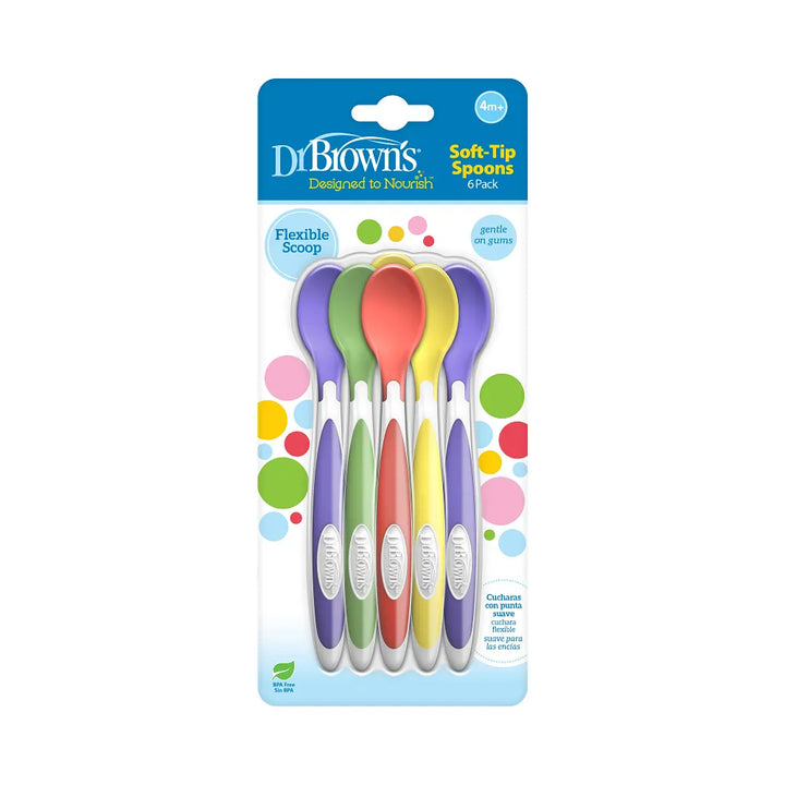Dr. Brown’s® Designed to Nourish™ Soft-Tip Spoons, 6-Pack