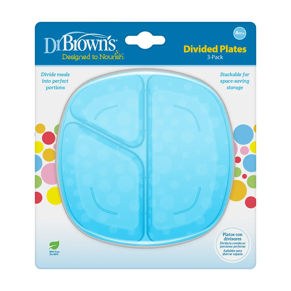 Dr. Brown’s Divided Plate 3 Pack