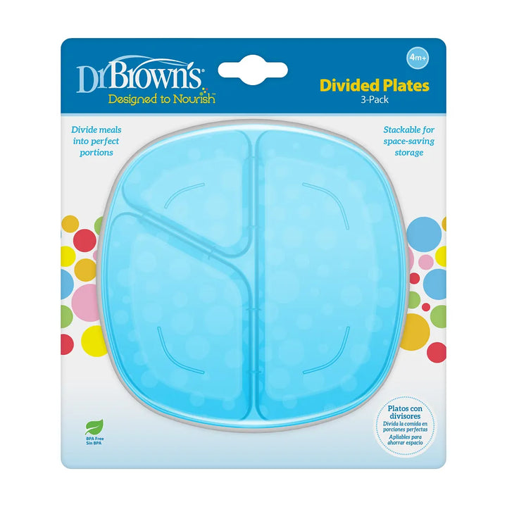 Dr. Brown’s Divided Plate 3 Pack