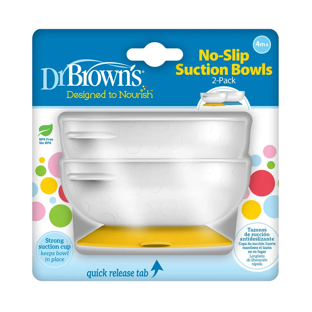 Dr. Brown's™ No-Slip Suction Bowl, 2-Pack