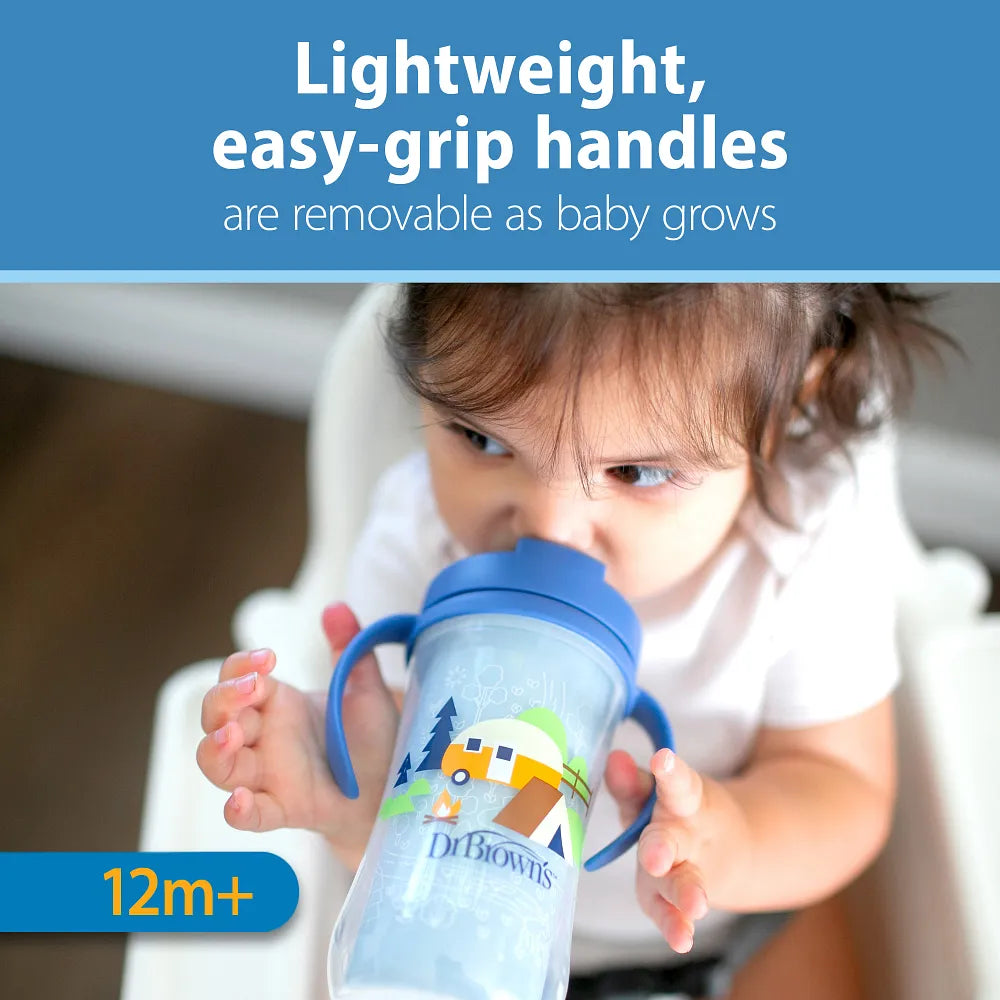 Dr. Brown’s® Milestones™ Insulated Straw Cup, 1-Pack - Blue