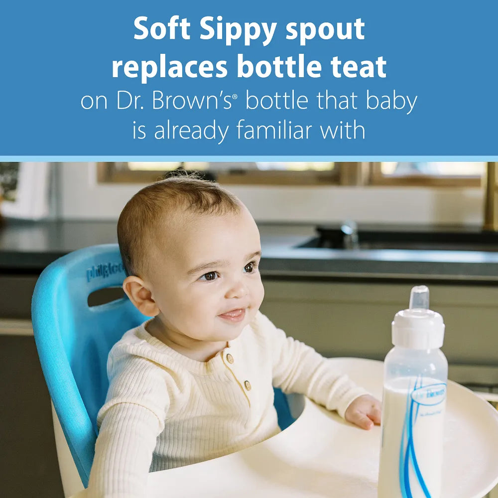 Dr. Brown’s® Milestones™ Options+™ Sippy Spouts, Narrow, 2-Pack