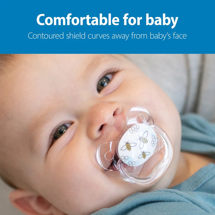PreVent™ Pacifiers BUTTERFLY SHIELD Soother, Stage 1