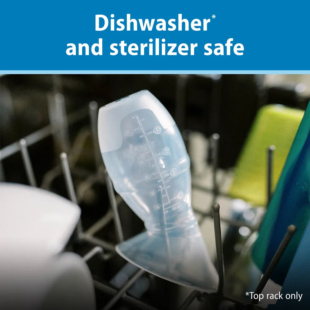 Dr. Brown’s™ Silicone One-Piece Breast Pump with Anti-Colic Options+™ Bottle (4 oz/120 mL) and Travel Bag