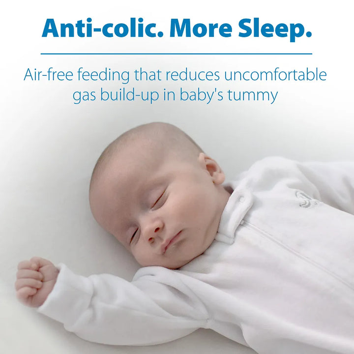 Dr. Brown’s Options+™ Narrow Anti-Colic Baby Bottle, 4oz/120mL, 3-Pack, with HappyPaci™