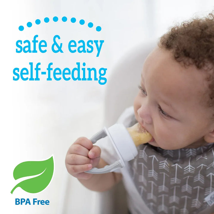Dr. Brown's™ Fresh Firsts™ Silicone Feeder - Grey