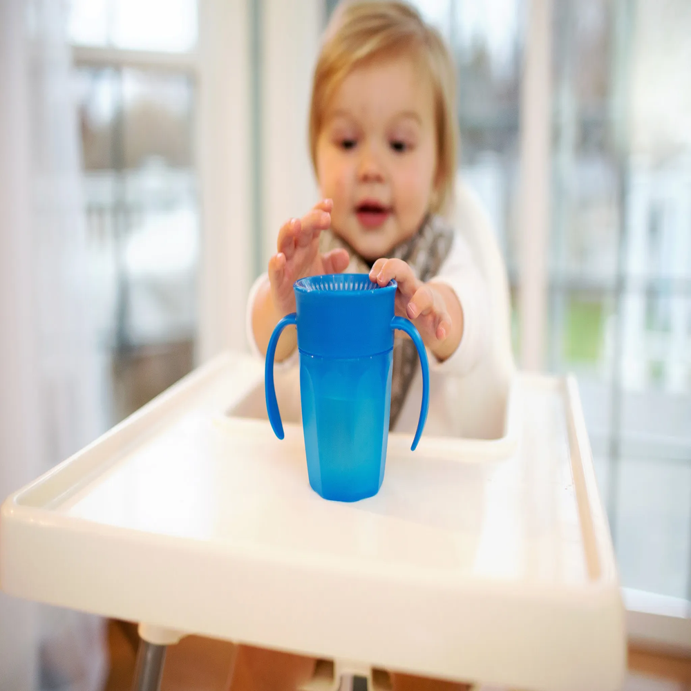 Dr. Brown’s® Milestones™ Cheers360™ Cup with Handles, 7 oz/200 mL - Blue